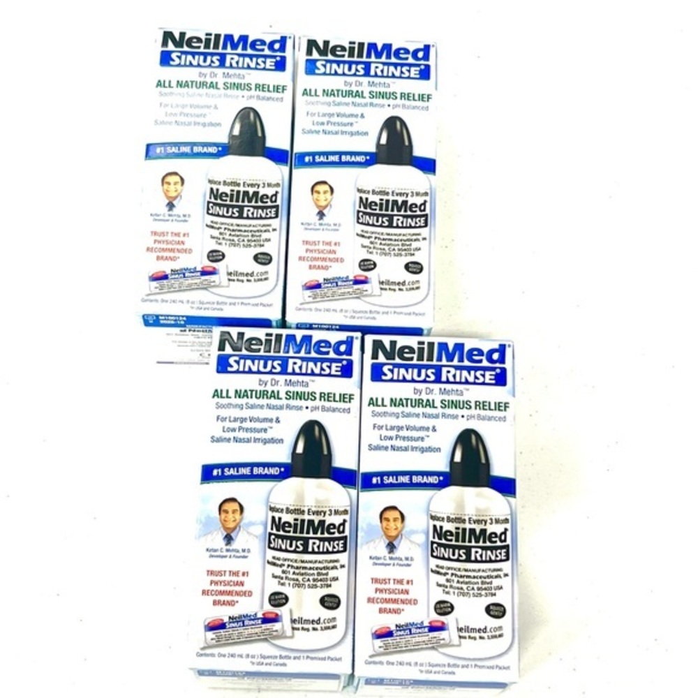 NeilMed Sinus Rinse Kit - Blue set of 4